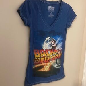 Back to the future, size, small, V-neck short sleeve